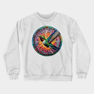 Mandala - Hummingbird Crewneck Sweatshirt